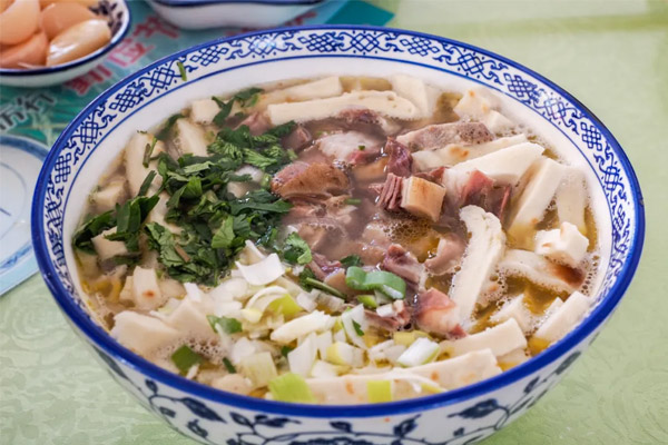 烙饼羊肉泡馍